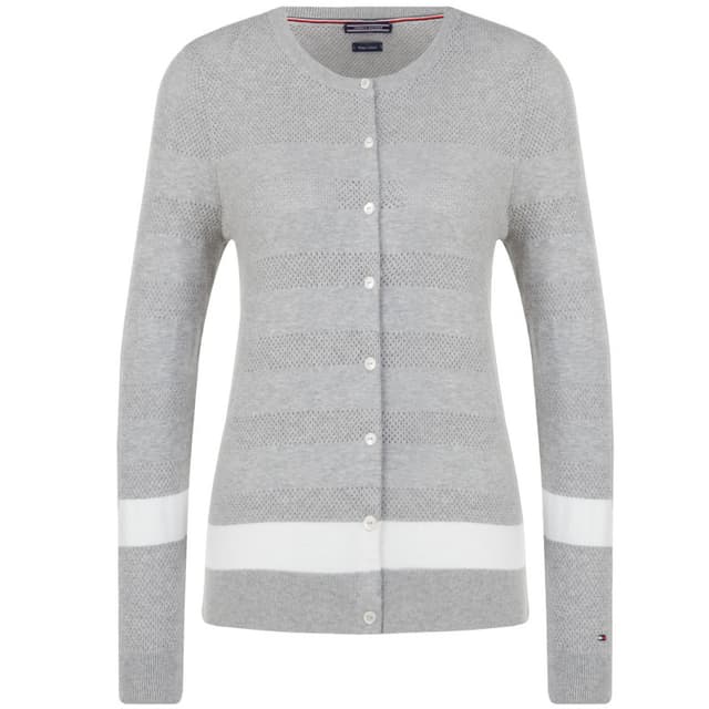 Suéter Feminina Tommy Hilfiger WW0WW21256-902 Tamanho S Cinza
