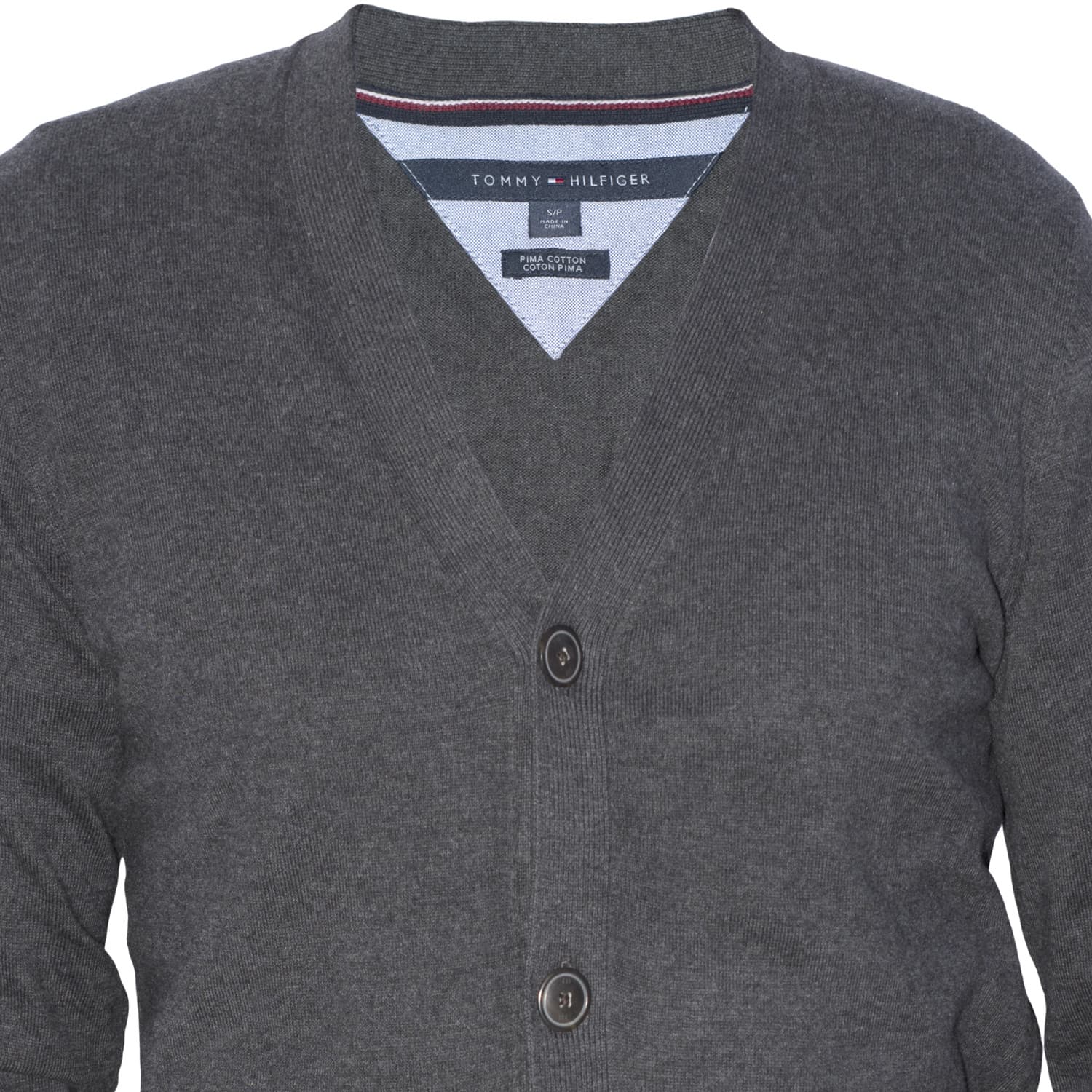 Suéter Masculino Tommy Hilfiger 0857899970-036 Tamanho P Cinza Escuro