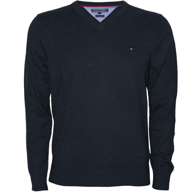 Suéter Tommy Hilfiger 0867802697-403 Masculino S Azul Marinho