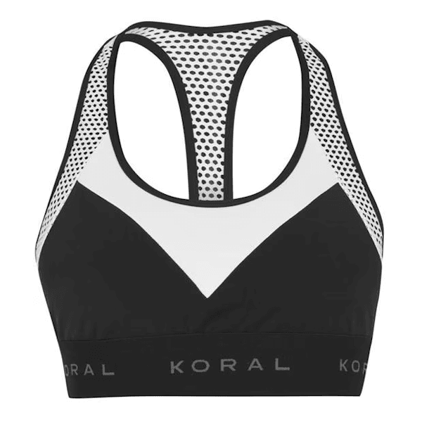 Sujeitador Esportivo Feminino Koral Emblem Versality Blackout