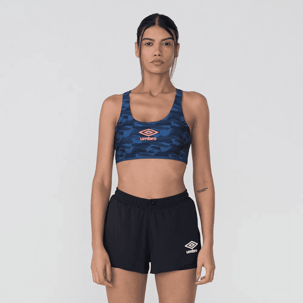 Sujetador Deportivo Feminino Umbro Futevolei Graphic Camouflage