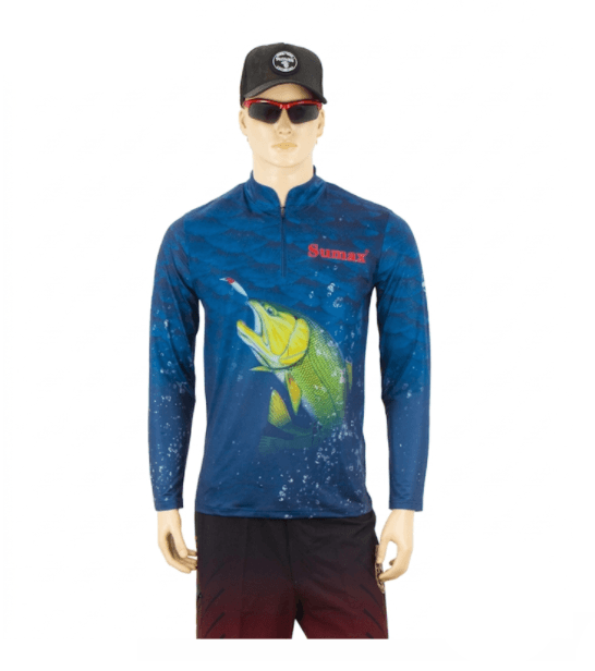 Camiseta de Pesca Sumax Bsw2409-2L Azul