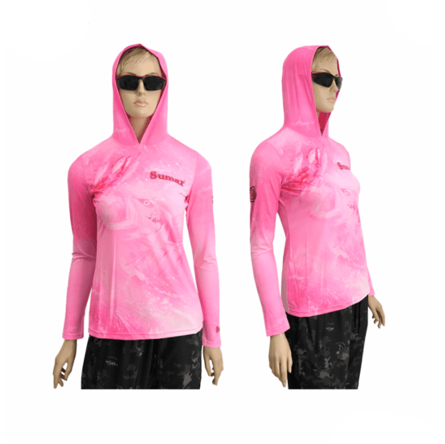 Camiseta de Pesca Sumax Bsw2414 Rosa