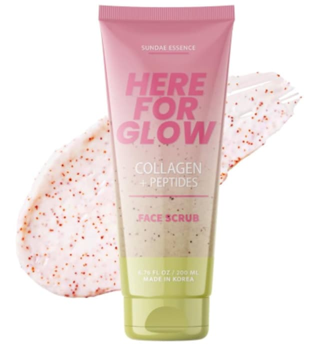 Esfoliante Facial Sunday Essence Here For Glow Collagen + Peptides 200ml