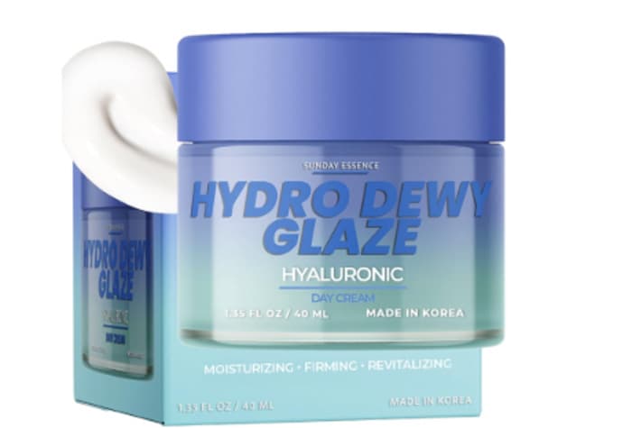 Creme Facial Hidratante Sunday Essence Hydro Dewy Glaze com Ácido Hialurônico 50ml