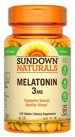 Melatonina Sundown Naturals 3MG (120 Cápsulas)