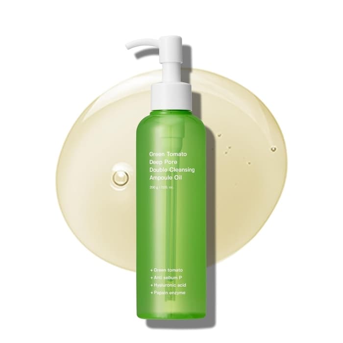 Óleo de Limpeza Sungboon Editor Green Tomato Double Cleansing Ampoule Oil 200ml