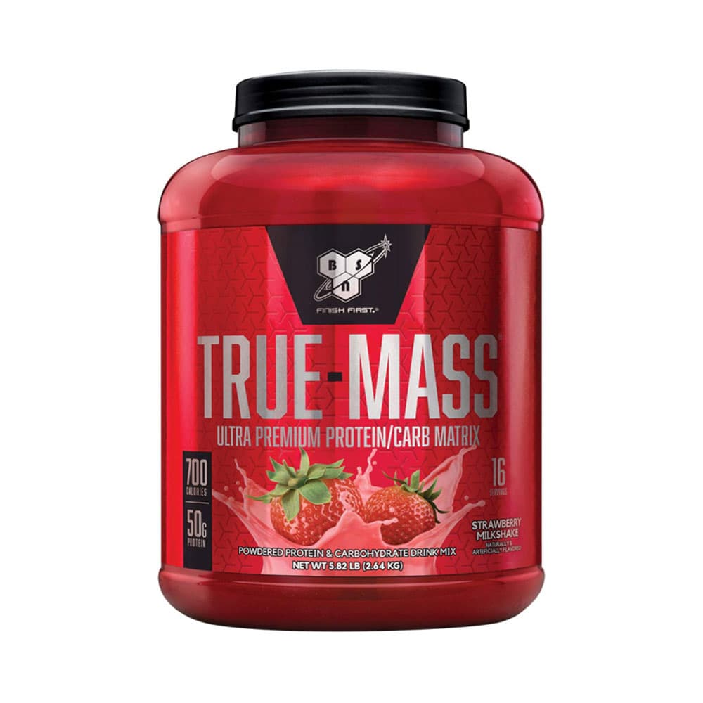 Suplemento Bsn True-Mass Milkshake de Morango 2.64Kg