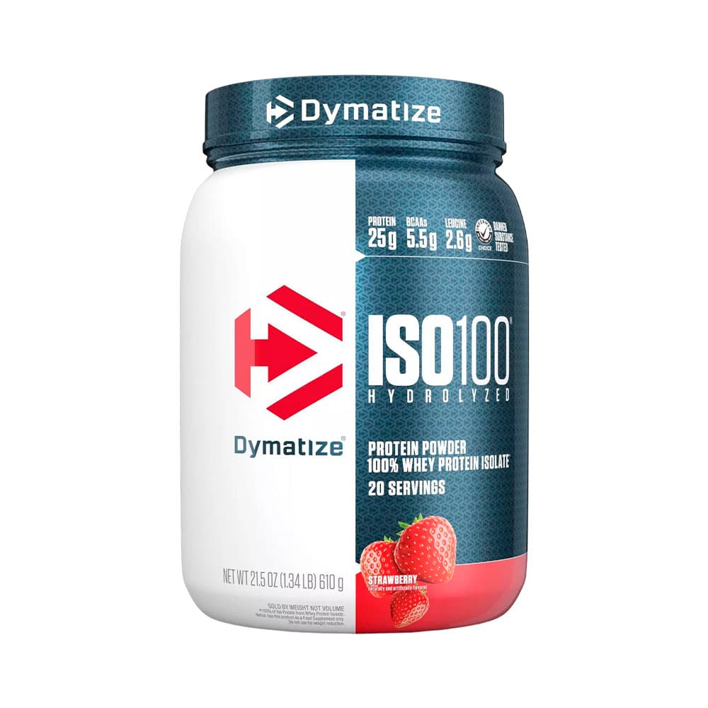 Suplemento Dymatize Iso100 Hydrolyzed Morango 610G