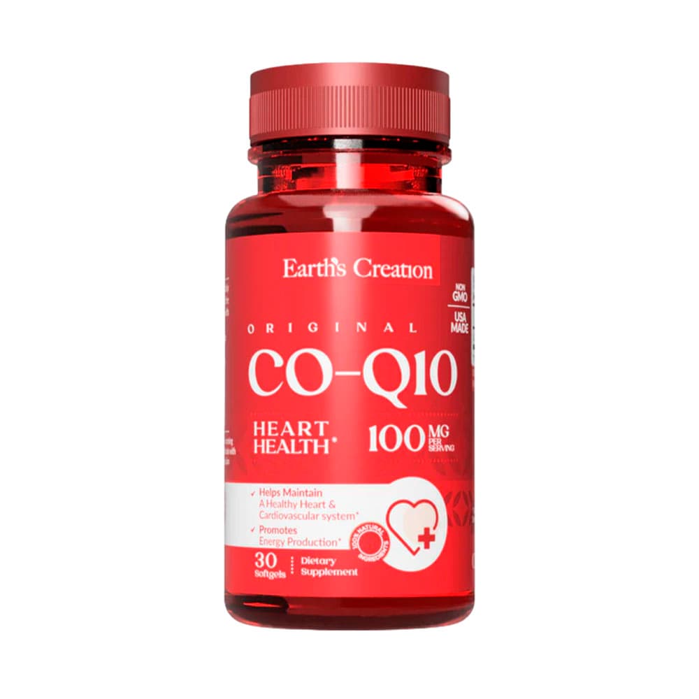 Suplemento Co-Q10 Earth's Creation 100MG 30 Cápsulas