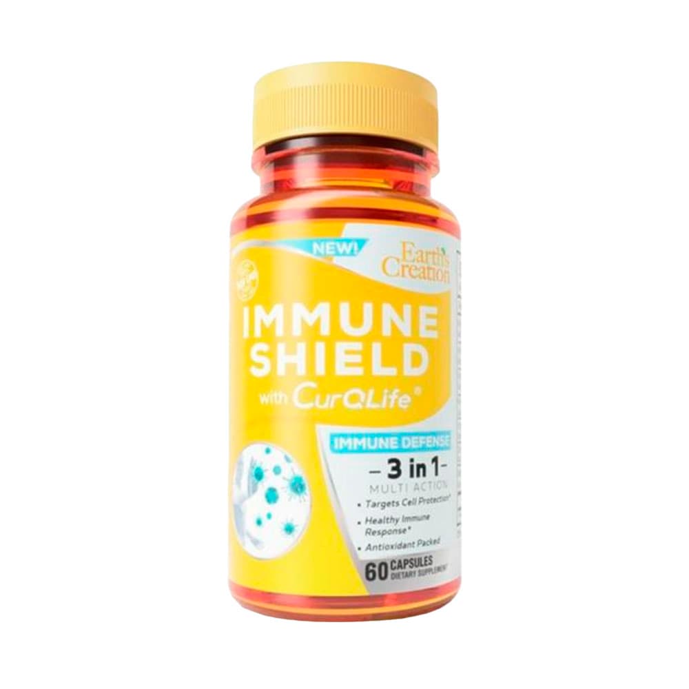 Suplemento Earth's Creation Immune Shield 60 Cápsulas