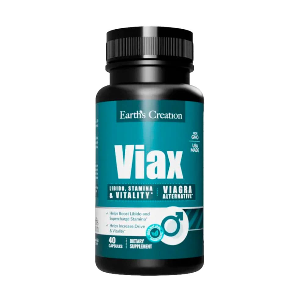 Suplemento Earth's Creation Viax Xtreme 40 Cápsulas