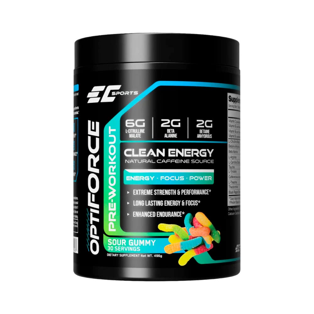 Suplemento Pré-Treino Ec Sports OptiForce Sour Gummy 496GR