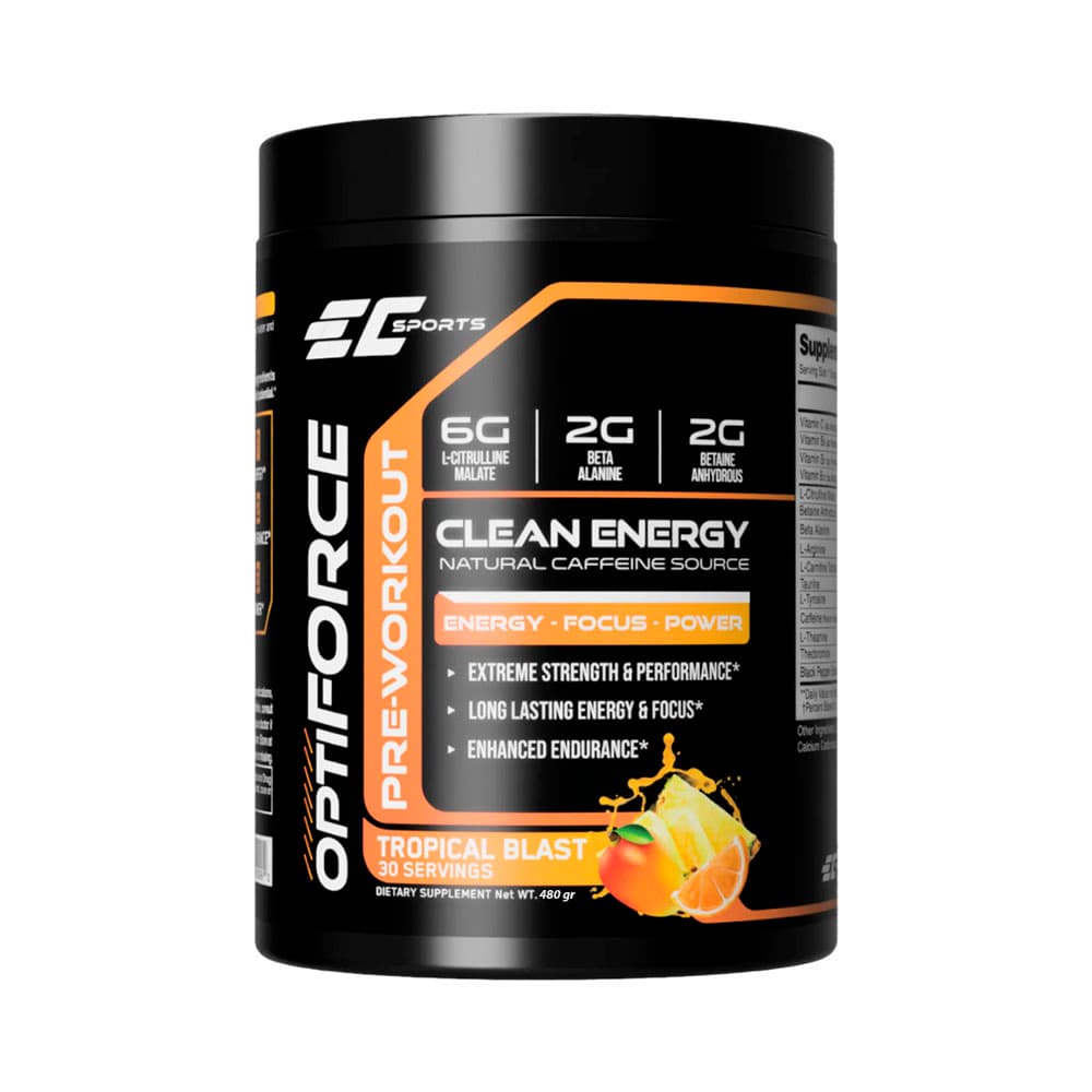 Suplemento Pré-Treino Ec Sports OptiForce Tropical Blast 480G
