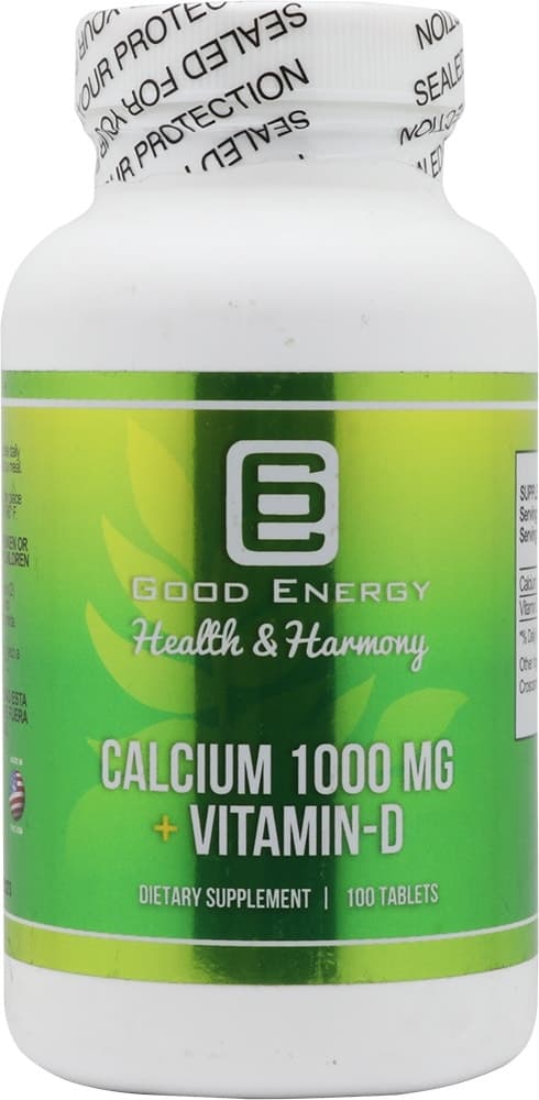 Suplemento Good Energy Cálcio 1000 Mg + Vitamina D 100 Cápsulas