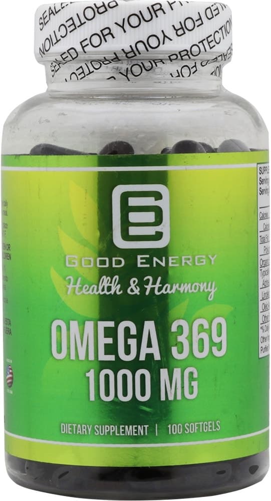Suplemento Good Energy Omega 369 1000 Mg 100 Cápsulas
