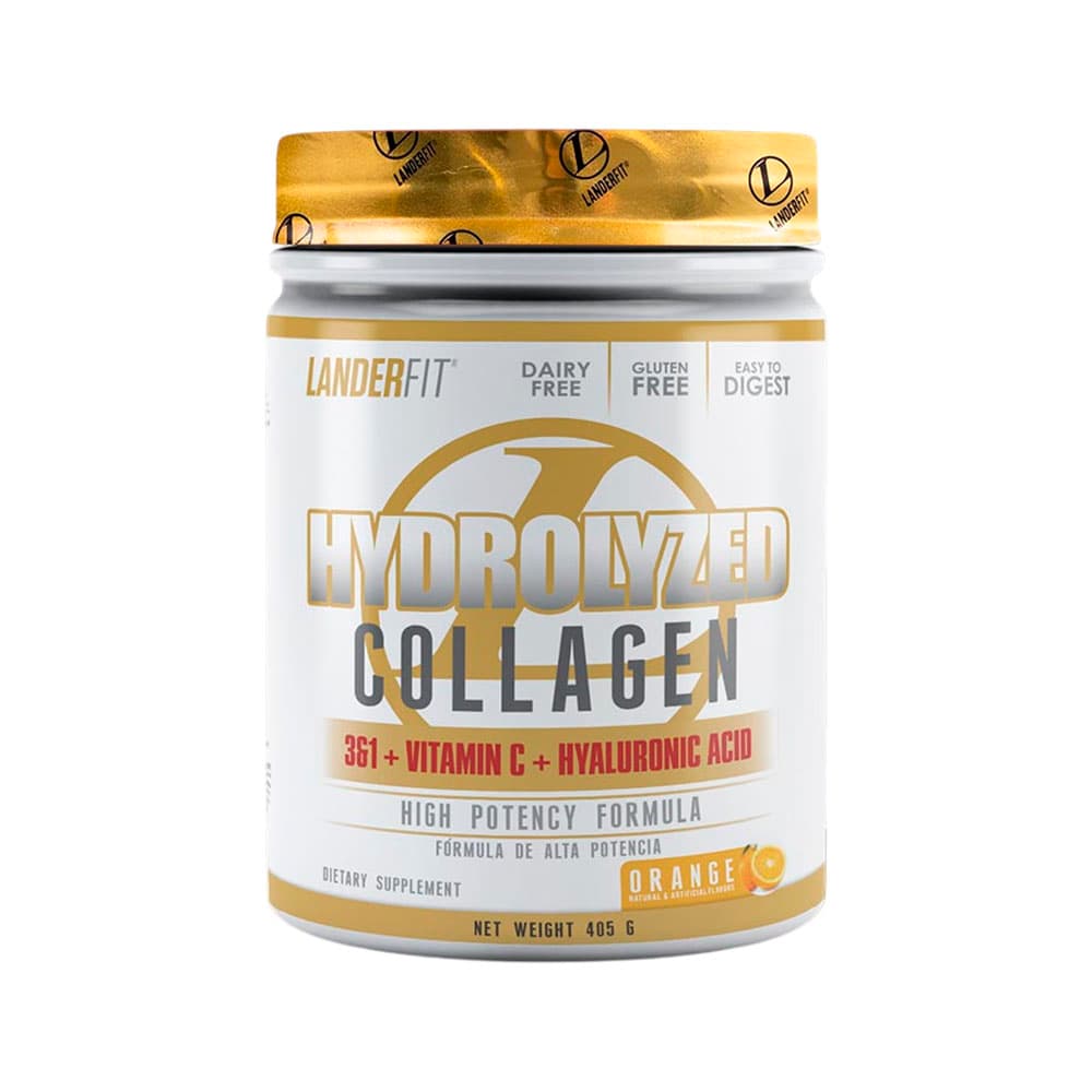 Suplemento Colágeno Hidrolisado Landerfit Laranja 405G