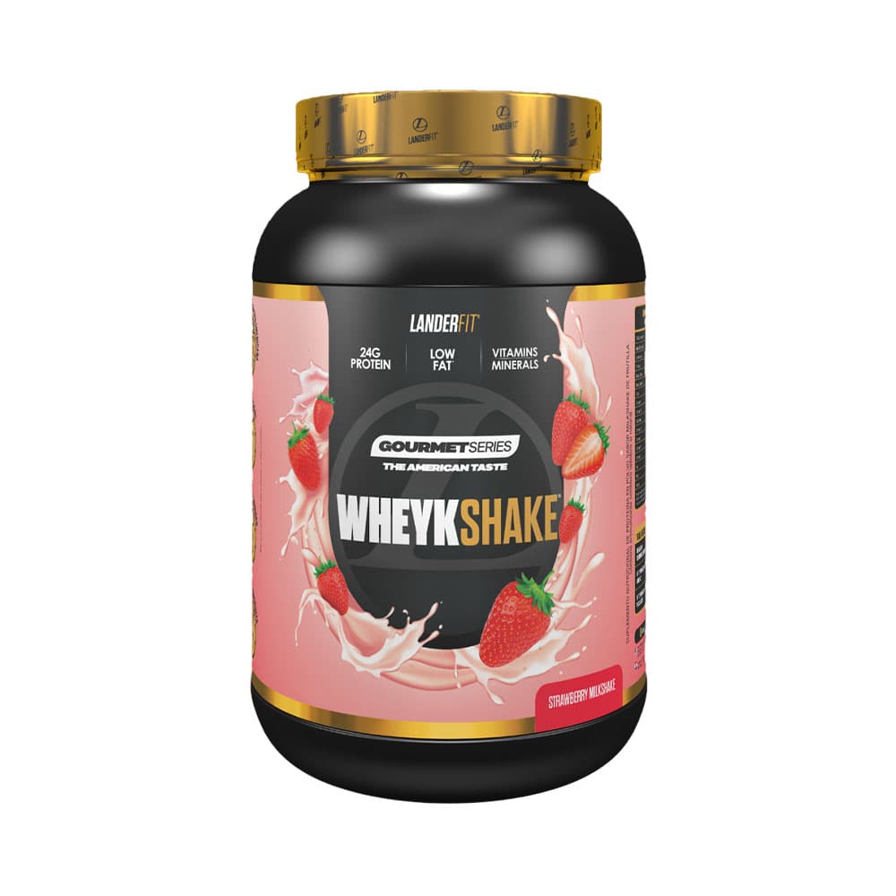 Suplemento Landerfit WheyKshake Morango 900G