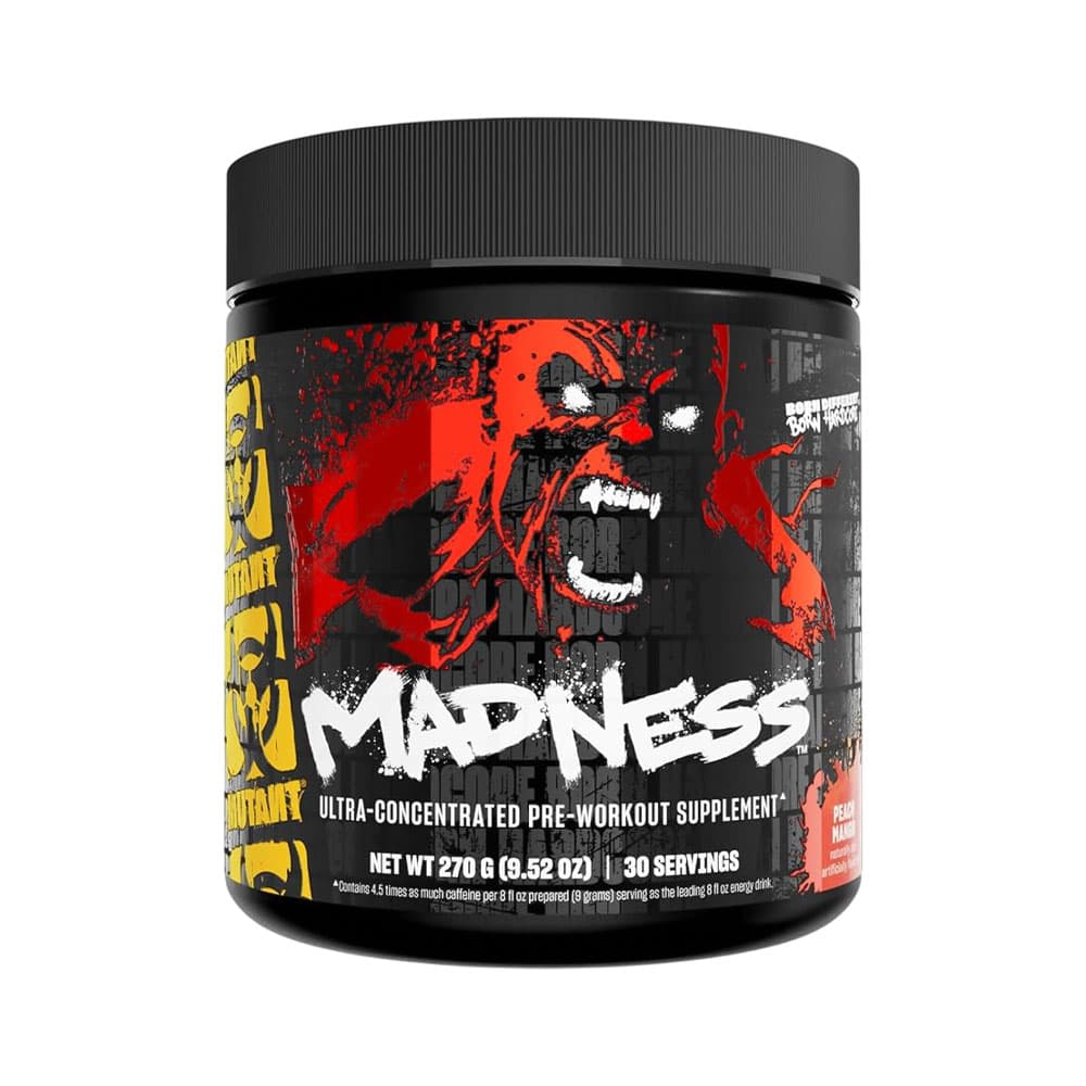 Suplemento Pré-Treino Mutant Madness Ultra-Concentrado Pêssego Manga 270G