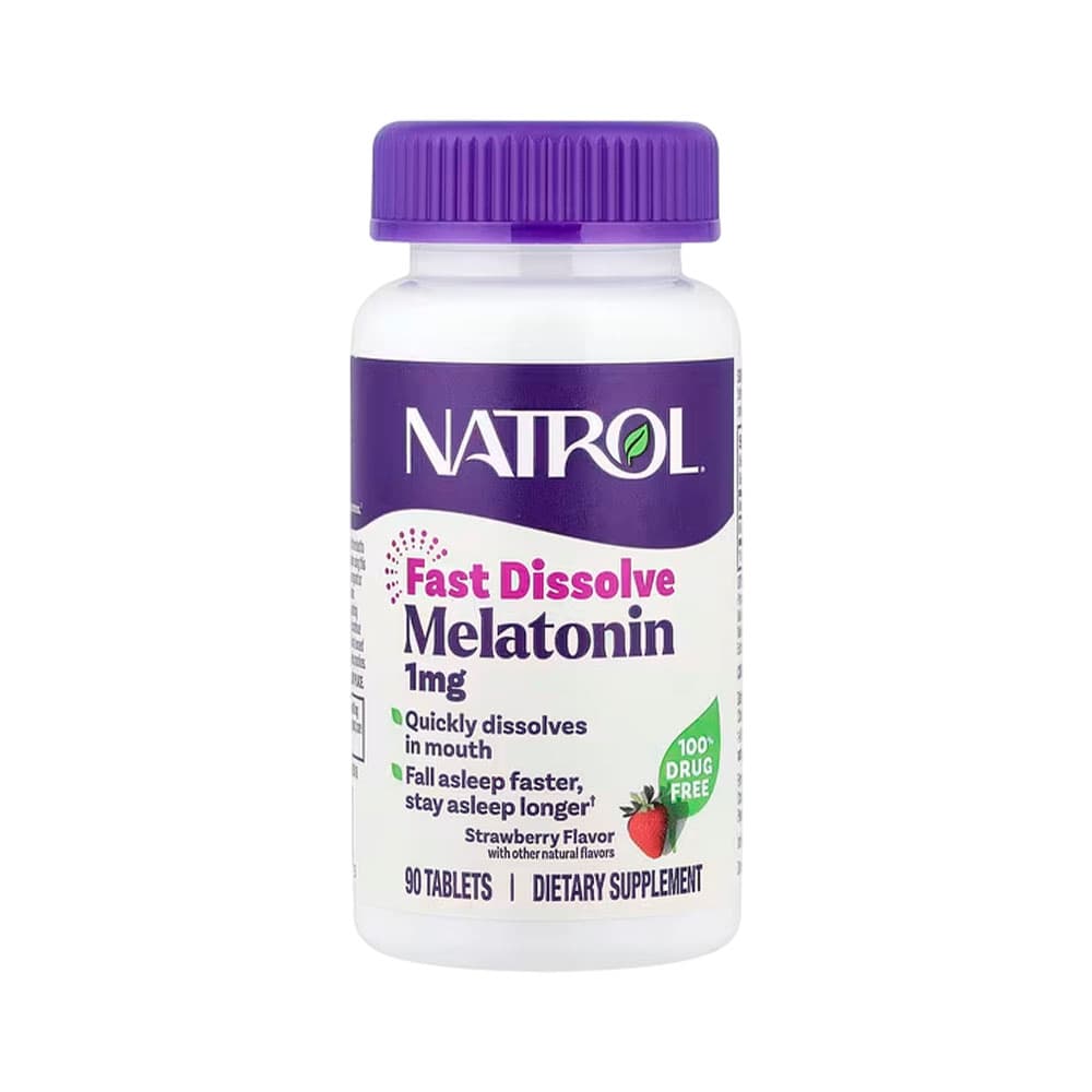 Suplemento Melatonina Natrol Fast Dissolve 1MG 90 Tabletes
