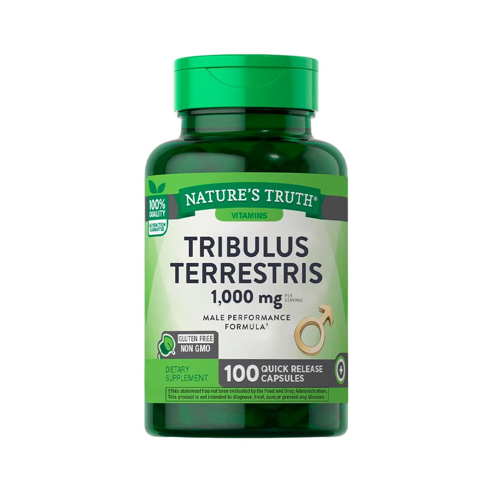 Suplemento Nature's Truth Tribulus Terrestris 100 Cápsulas