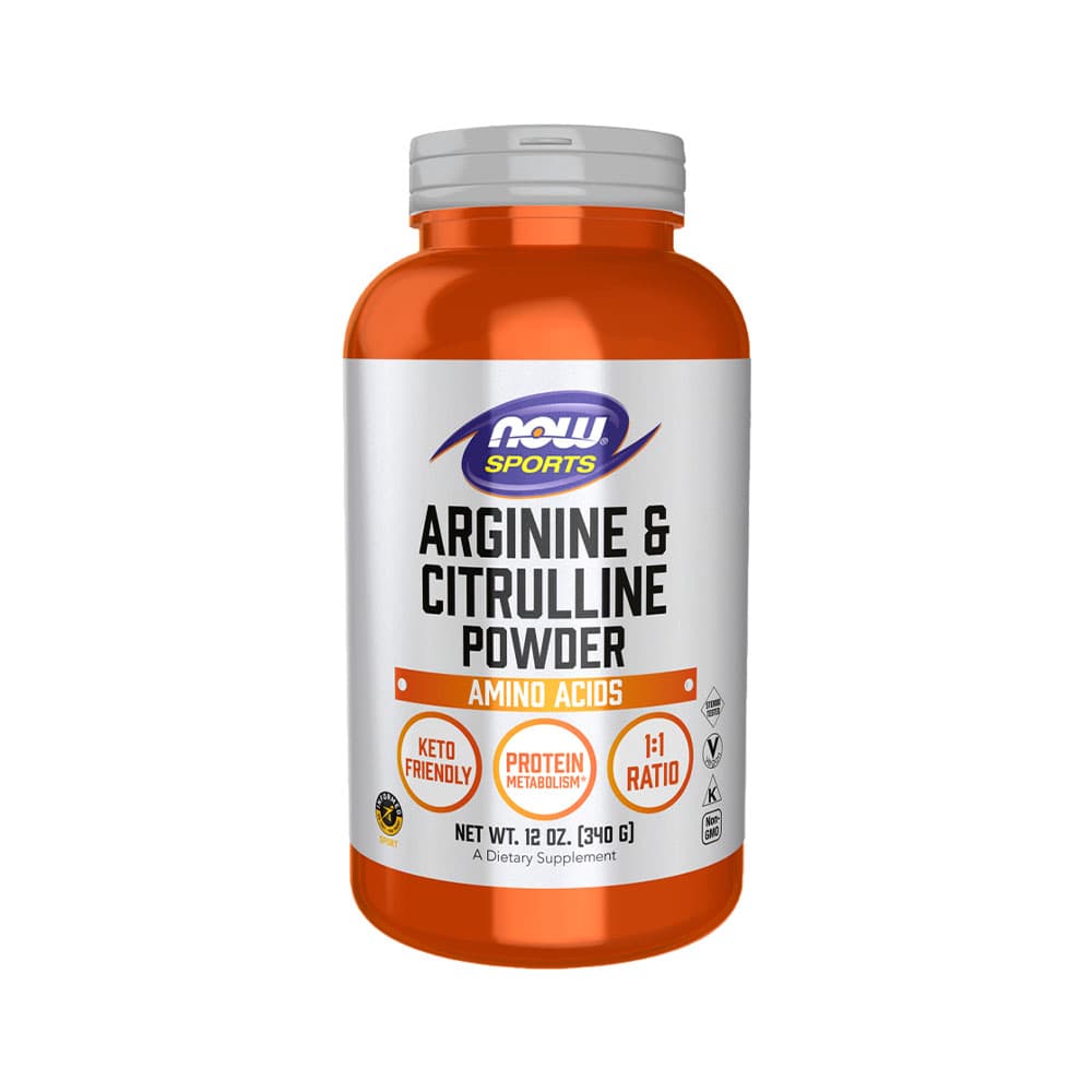 Suplemento Now Arginina & Citrulina Em Pó 340G