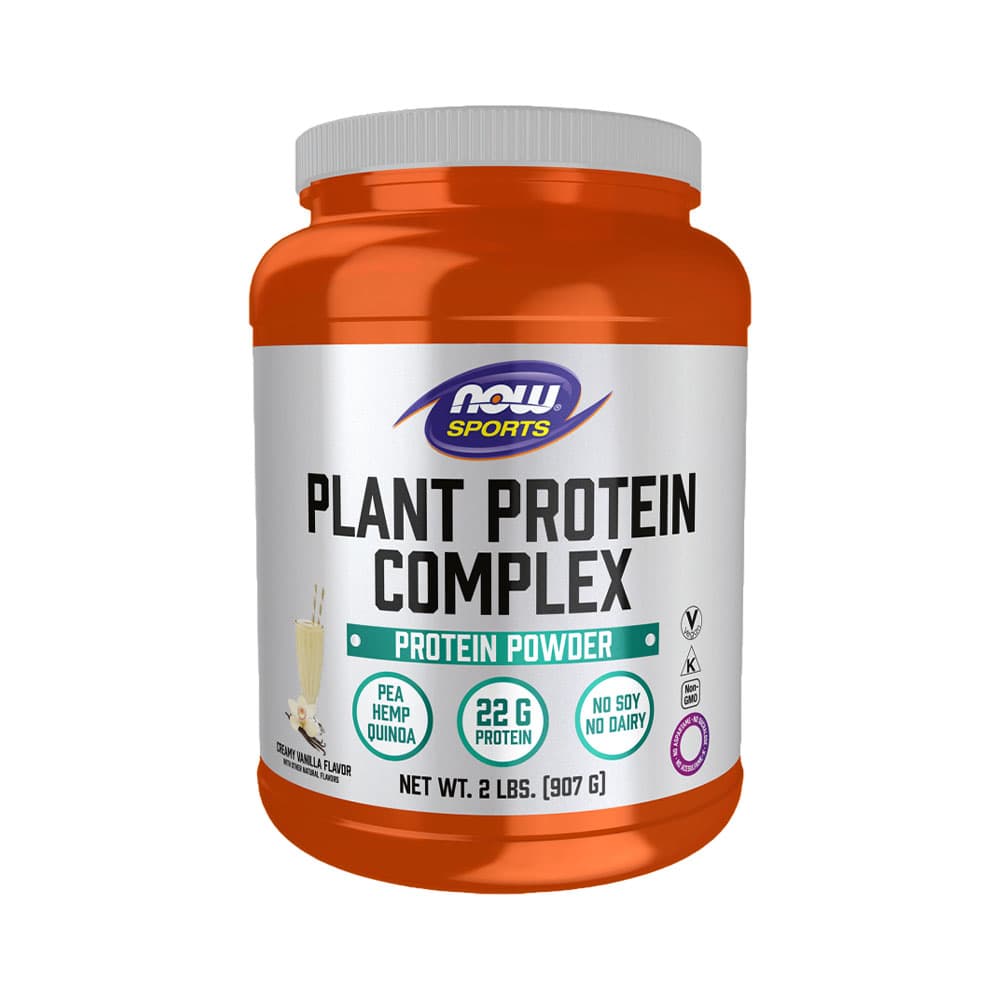Suplemento Now Plant Protein Complex Creamy Vanilla 907GR