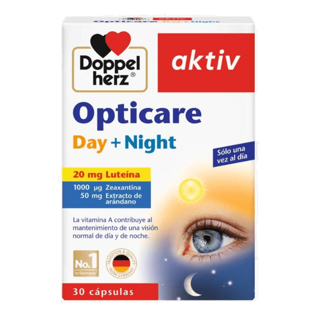 Suplemento Ocular Doppelherz Aktiv Opticare DAY+NIGHT 30Cáps