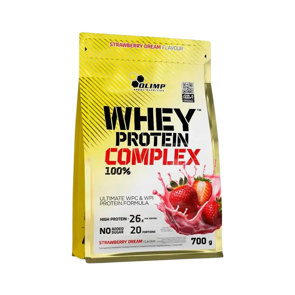 Suplemento Olimp Sport Nutrition Whey Protein Complex 100% Strawberry Dream 700GR