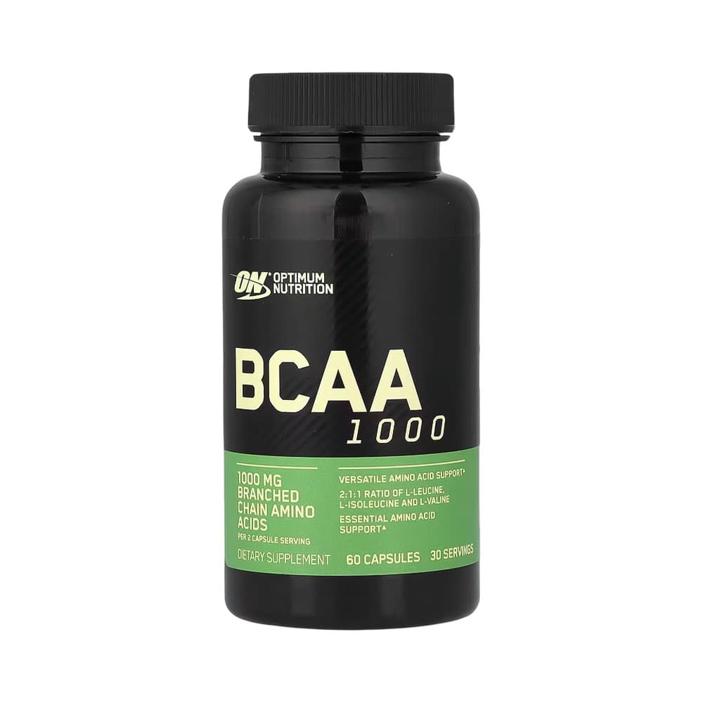 Suplemento Optimum Nutrition Bcaa 1000MG 60 Cápsulas
