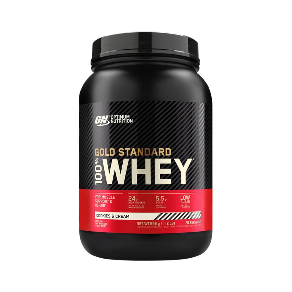 Suplemento Optimum Nutrition Gold Standard 100% Whey Cookies & Cream 896GR
