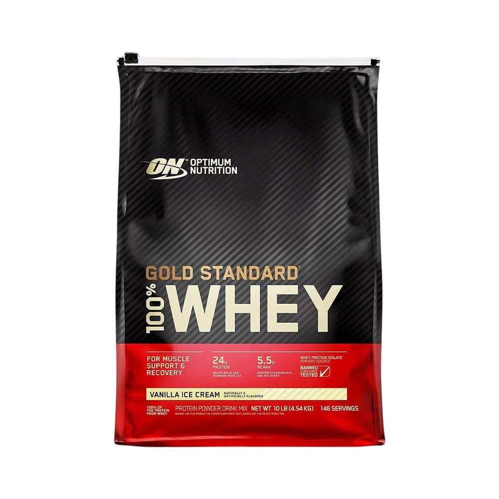 Suplemento Optimum Nutrition Gold Standard 100% Whey Vanilla Ice Cream 4,54Kg