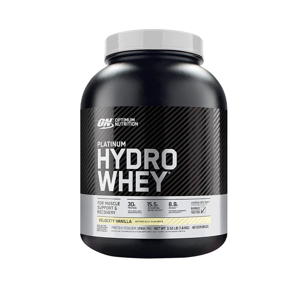 Suplemento Platinum Hydro Whey Velocity Baunilha 3.52Lb Optimum Nutrition