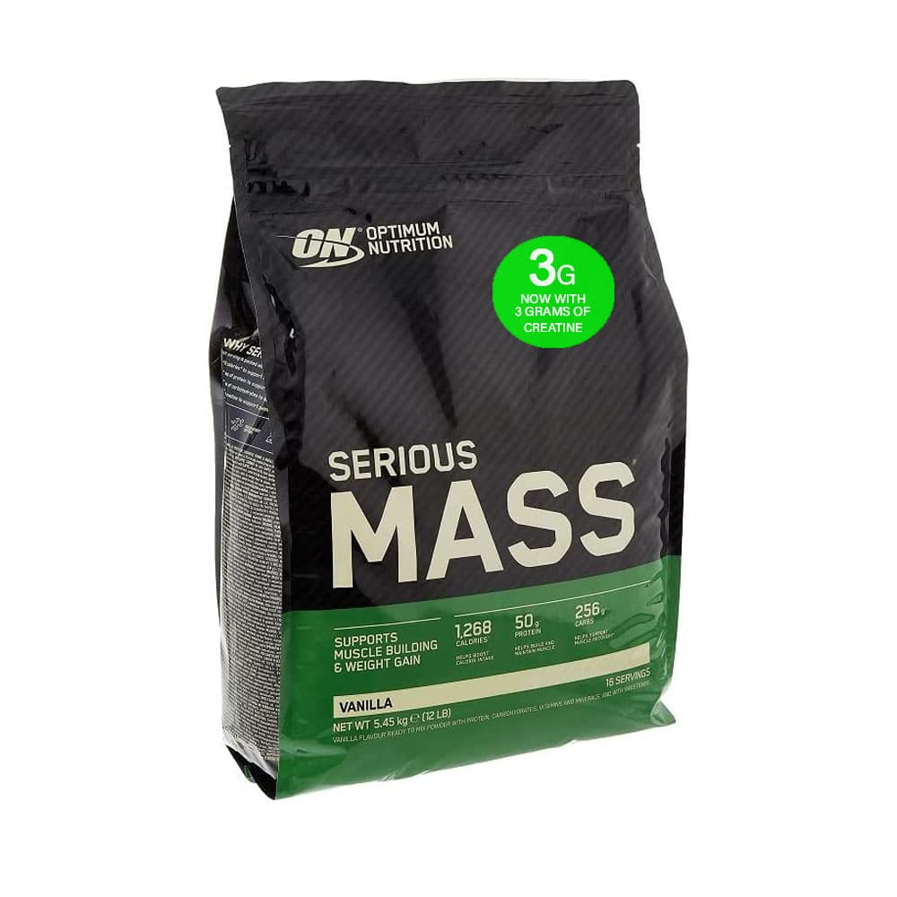 Suplemento Optimum Nutrition Serious Mass Baunilha 5.44Kg