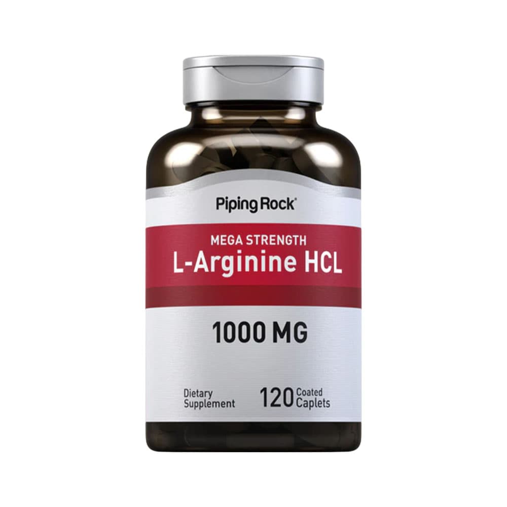 Suplemento L-Arginina Piping Rock 1000MG 120 Cápsulas