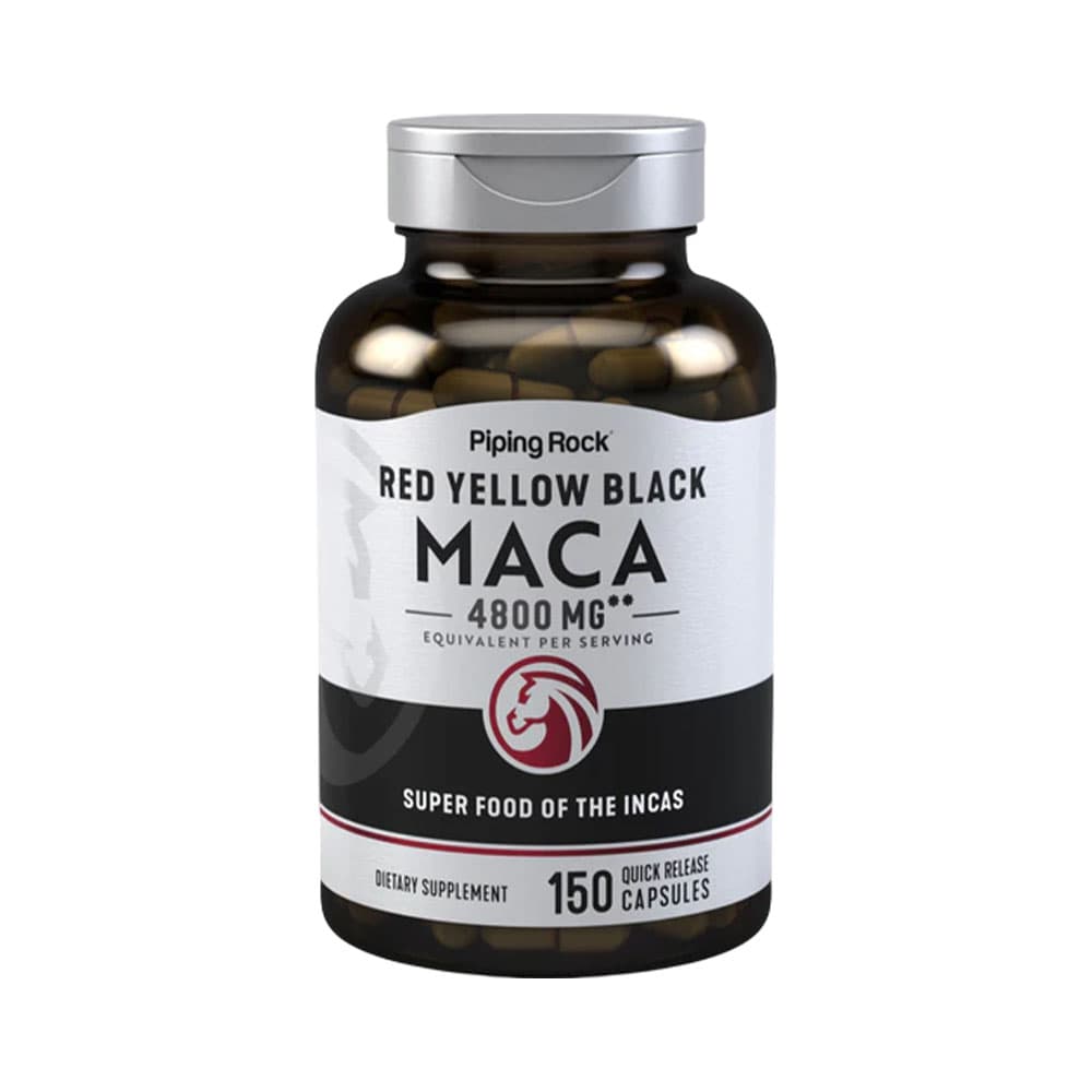Suplemento Piping Rock Maca 4800MG 150 Cápsulas