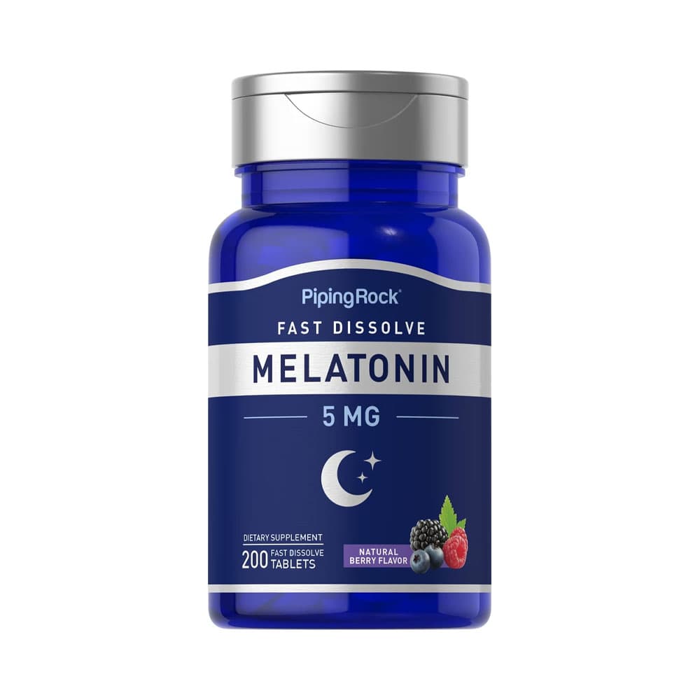 Suplemento Piping Rock Melatonina 5MG 200 Comprimidos