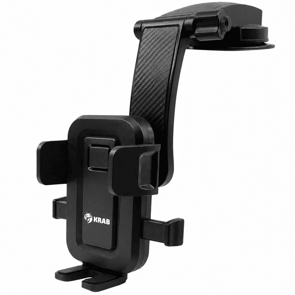 Suporte de Celular para Carro Krab Kb600 7" 360º Preto