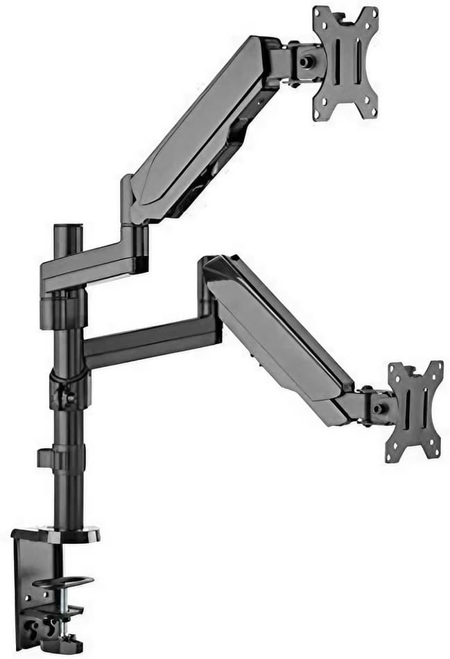 Suporte de Monitor Satellite A-RM18T 17" A 32" Duplo / 9K - Preto