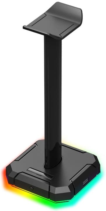 Suporte para Headset Redragon Scepter Pro Ha300 com Portas USB e Luz RGB Preto