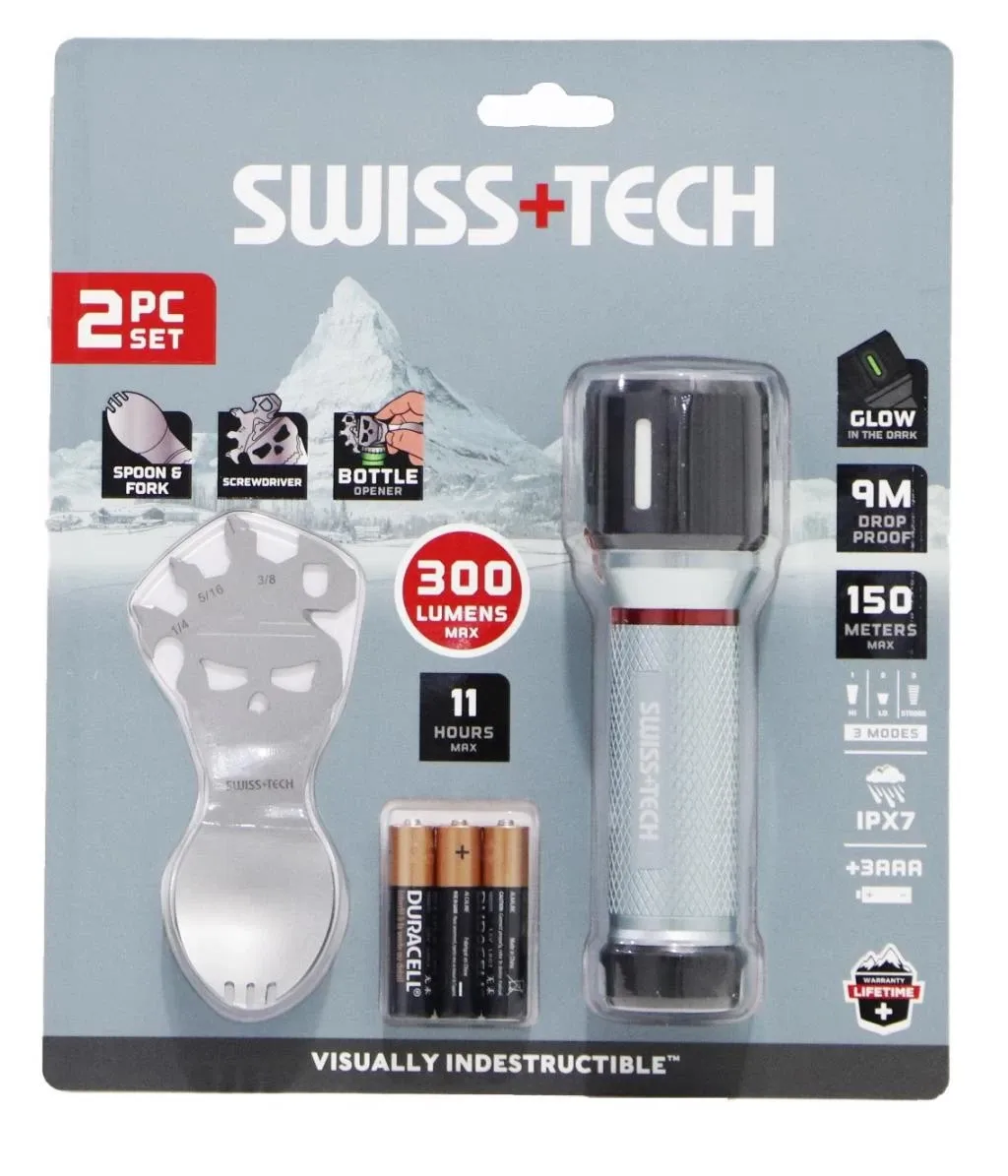 Swiss+tech Linterna STOO1231 300 Lumenes MAX