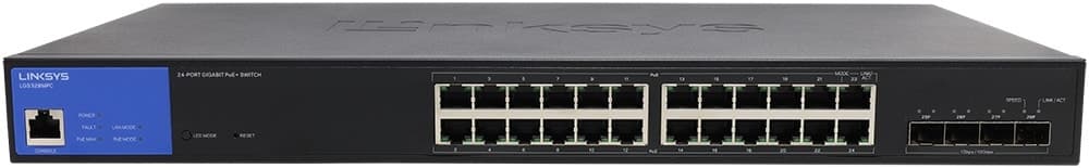 Switch Gerenciado Gigabit Ethernet PoE+ Linksys LGS328MPC 24 Portas