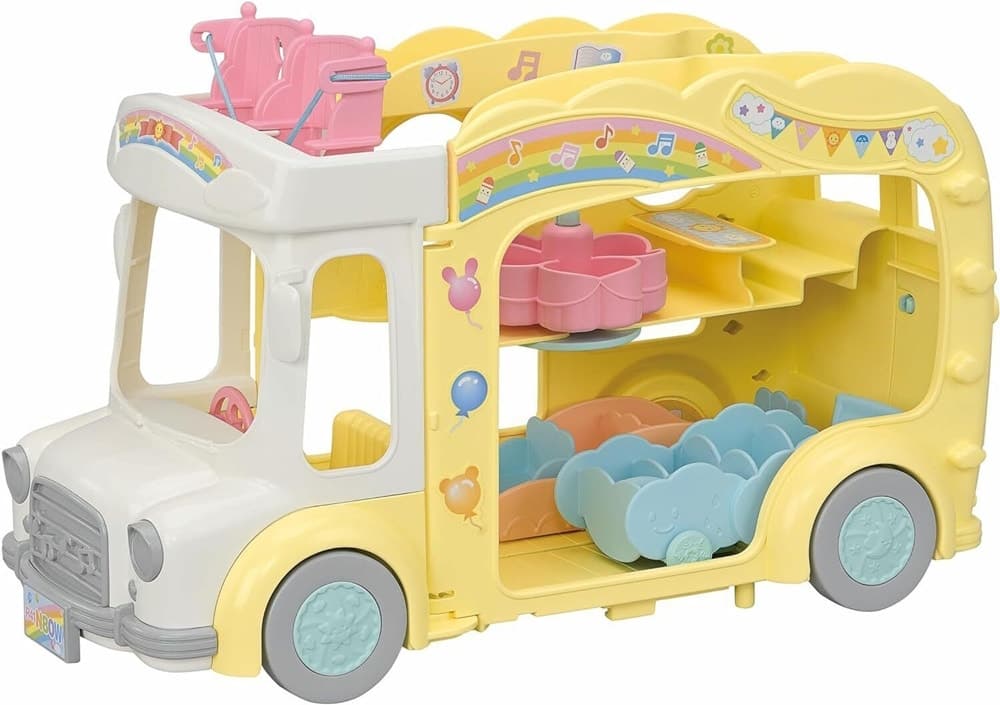 Ônibus de Creche Sylvanian Families Rainbow Fun Epoch - 5744