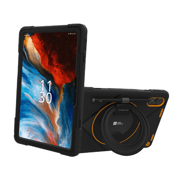 Tablet Agm Pad P2 Active 16GB (8+8) 256GB 4G Dual Sim 50MP Ip68-IP69K 11" 8000mAh Android 14 + Capa Protetora Cinza