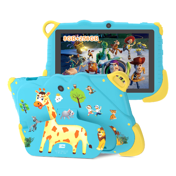Tablet C Idea Cm78 Kids para Criança 8GB + 256GB Tela 7" WiFi Android 15 Azul