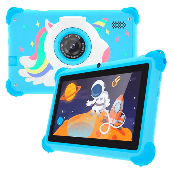Tablet C Idea Cm88 Kids para Criança / 8GB + 256GB / Tela 7" / WiFi / Android 15 - Azul