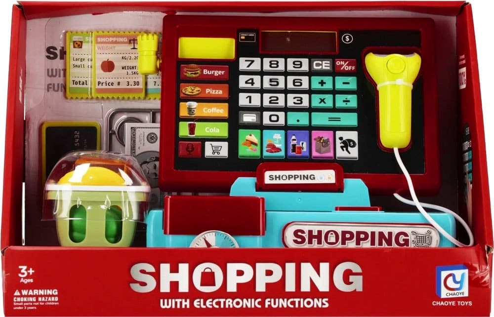 Estação de Caixa Registradora Tablet Brinquedo Educativo Chaoye Toys - 836-46-A102601