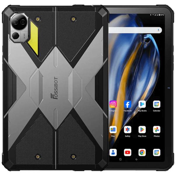 Tablet Fossibot DT2 / 8GB / 256GB / 22000Mah / 10.4" / 5G+WiFi 6 / 64MP + 32MP / Android 15.0 - Gray