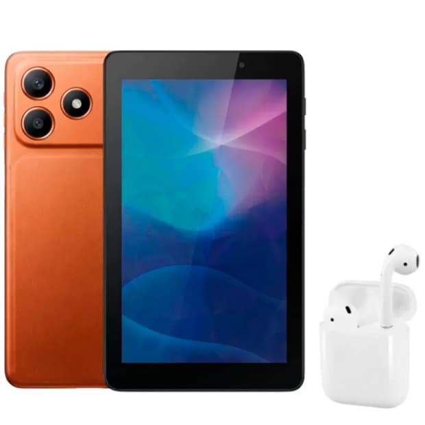 Tablet Mox Mo-Tp745 Pro 5G Wi-Fi 8/256GB 7" Laranja + Fone de Ouvido