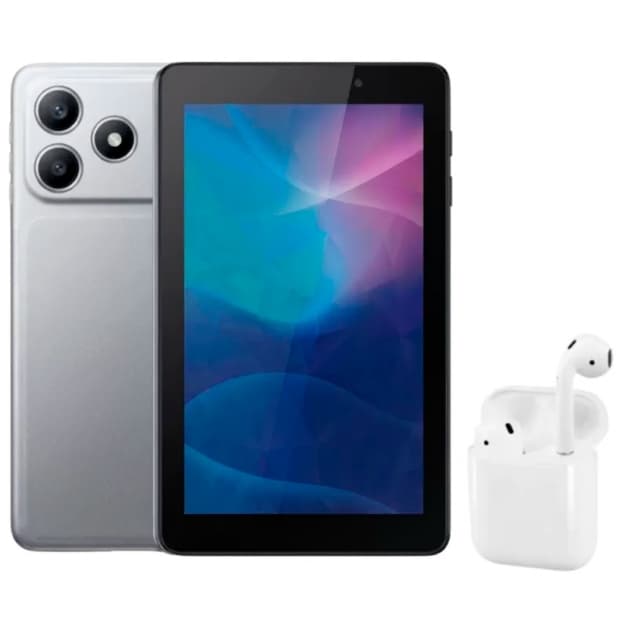 Tablet Mox Mo-Tp745 Pro 5G Wi-Fi 8/256GB 7" + Fone de Ouvido Prata